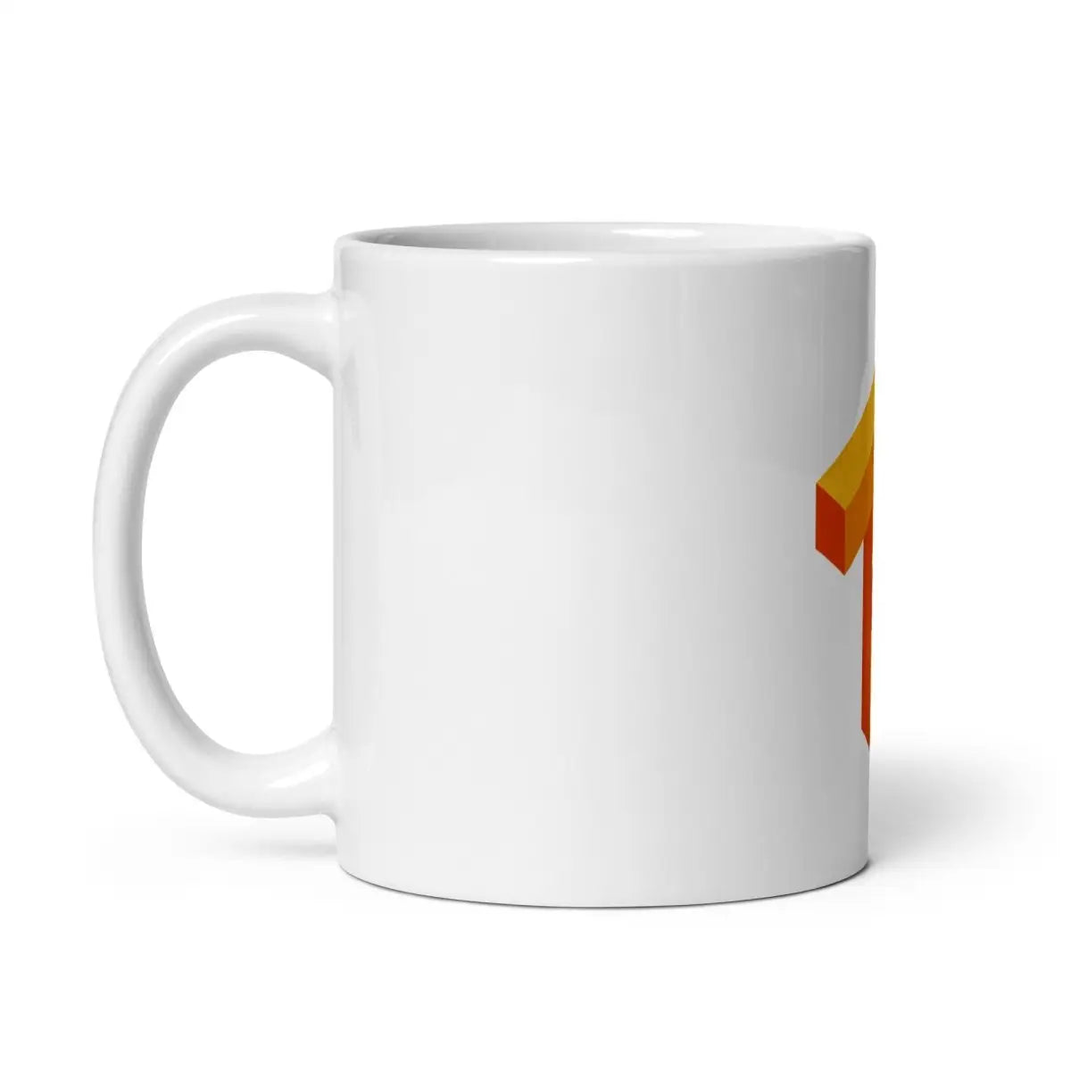 TensorFlow 1 Icon White Glossy Mug