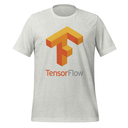TensorFlow 1 Large Stacked Logo T - Shirt (unisex) - Ash - AI Store