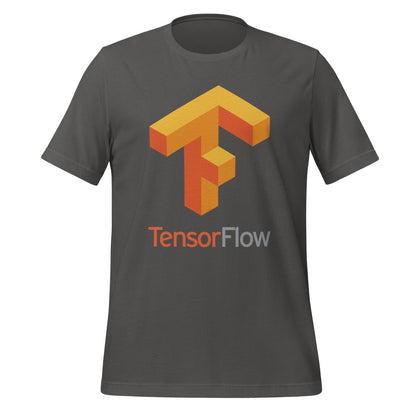 TensorFlow 1 Large Stacked Logo T - Shirt (unisex) - Asphalt - AI Store