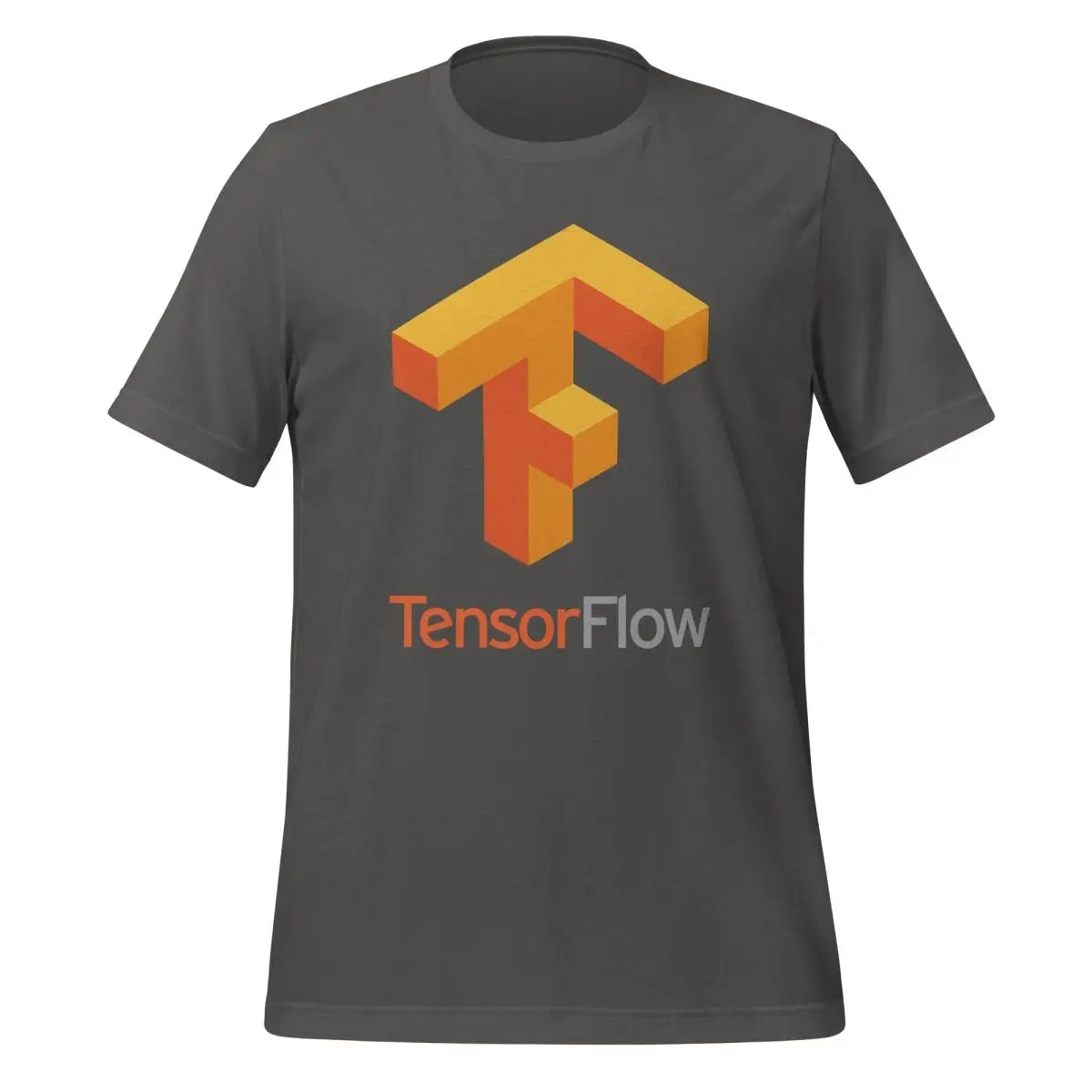 TensorFlow 1 Large Stacked Logo T-Shirt (unisex) - Asphalt / M