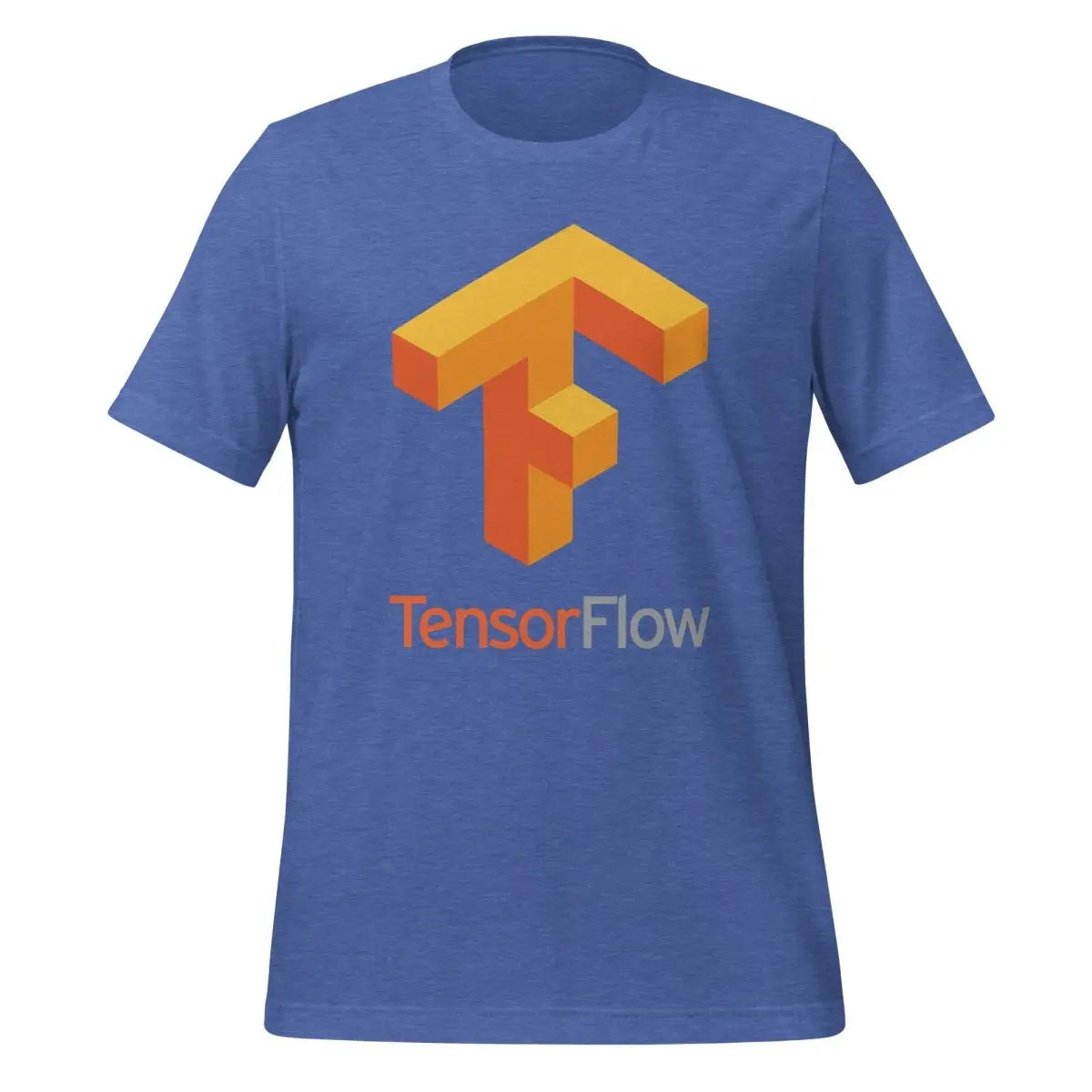 TensorFlow 1 Large Stacked Logo T-Shirt (unisex) - Heather True Royal / M