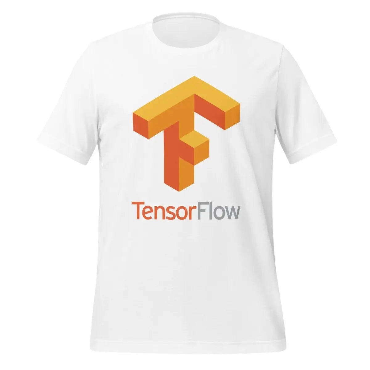 TensorFlow 1 Large Stacked Logo T-Shirt (unisex) - White / M