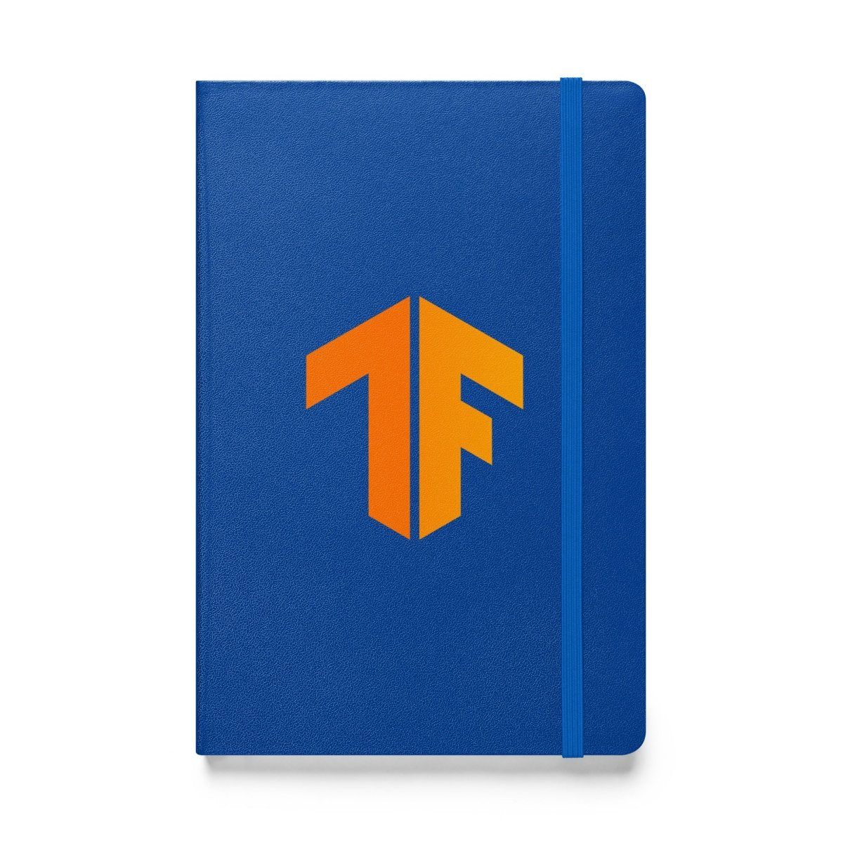 TensorFlow 2 Icon Hardcover Bound Notebook - Blue - AI Store