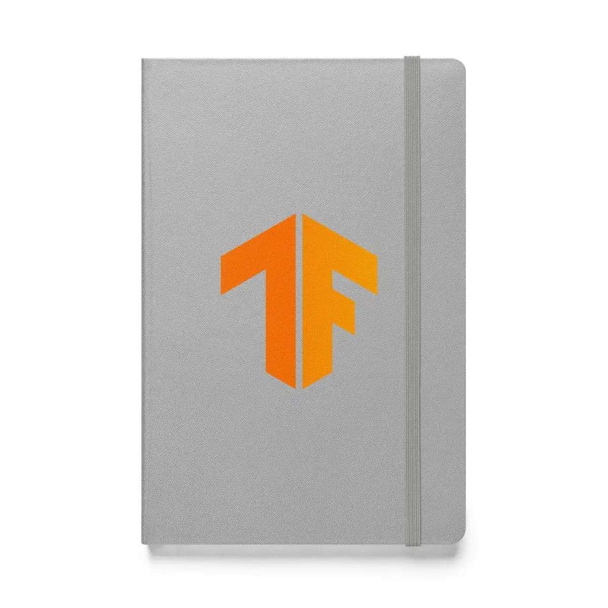 TensorFlow 2 Icon Hardcover Bound Notebook - Silver