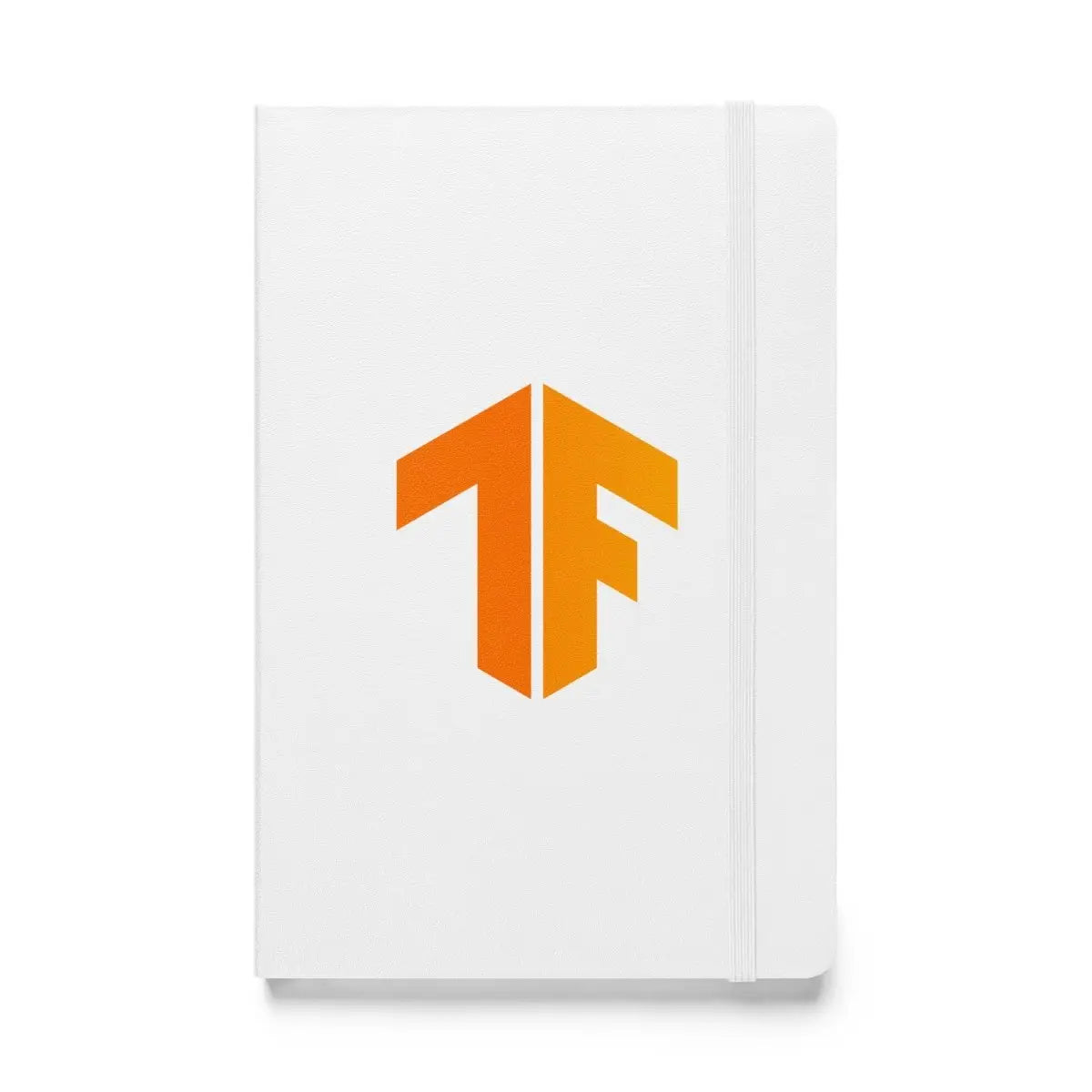 TensorFlow 2 Icon Hardcover Bound Notebook - White