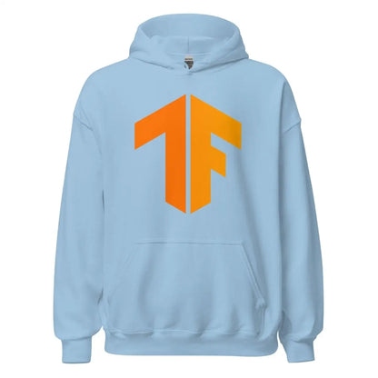 TensorFlow 2 Icon Hoodie (unisex) - Light Blue / M