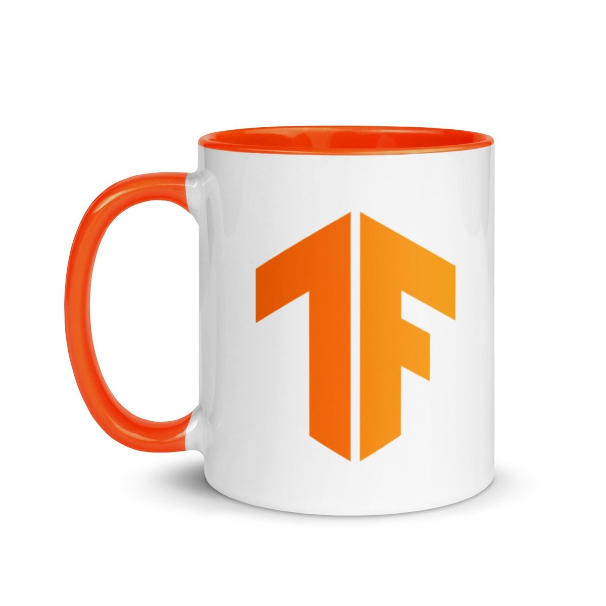 TensorFlow 2 Icon Mug with Color Inside - Orange - AI Store