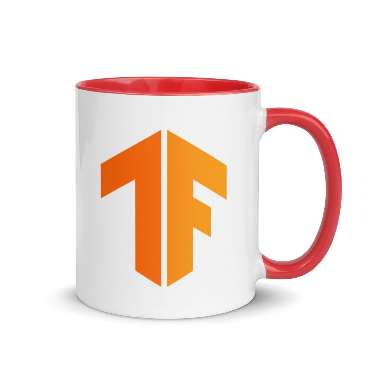 TensorFlow 2 Icon Mug with Color Inside - Red - AI Store