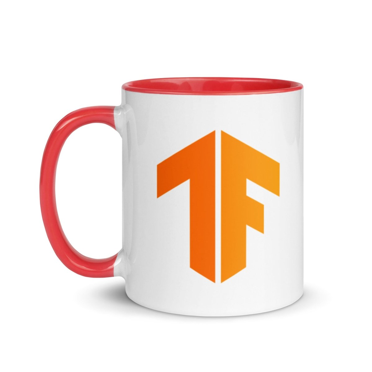 TensorFlow 2 Icon Mug with Color Inside - Red - AI Store