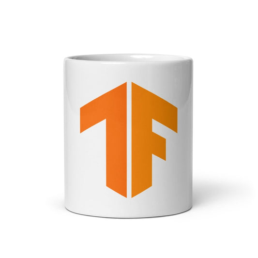 TensorFlow 2 Icon on White Glossy Mug - 11 oz - AI Store