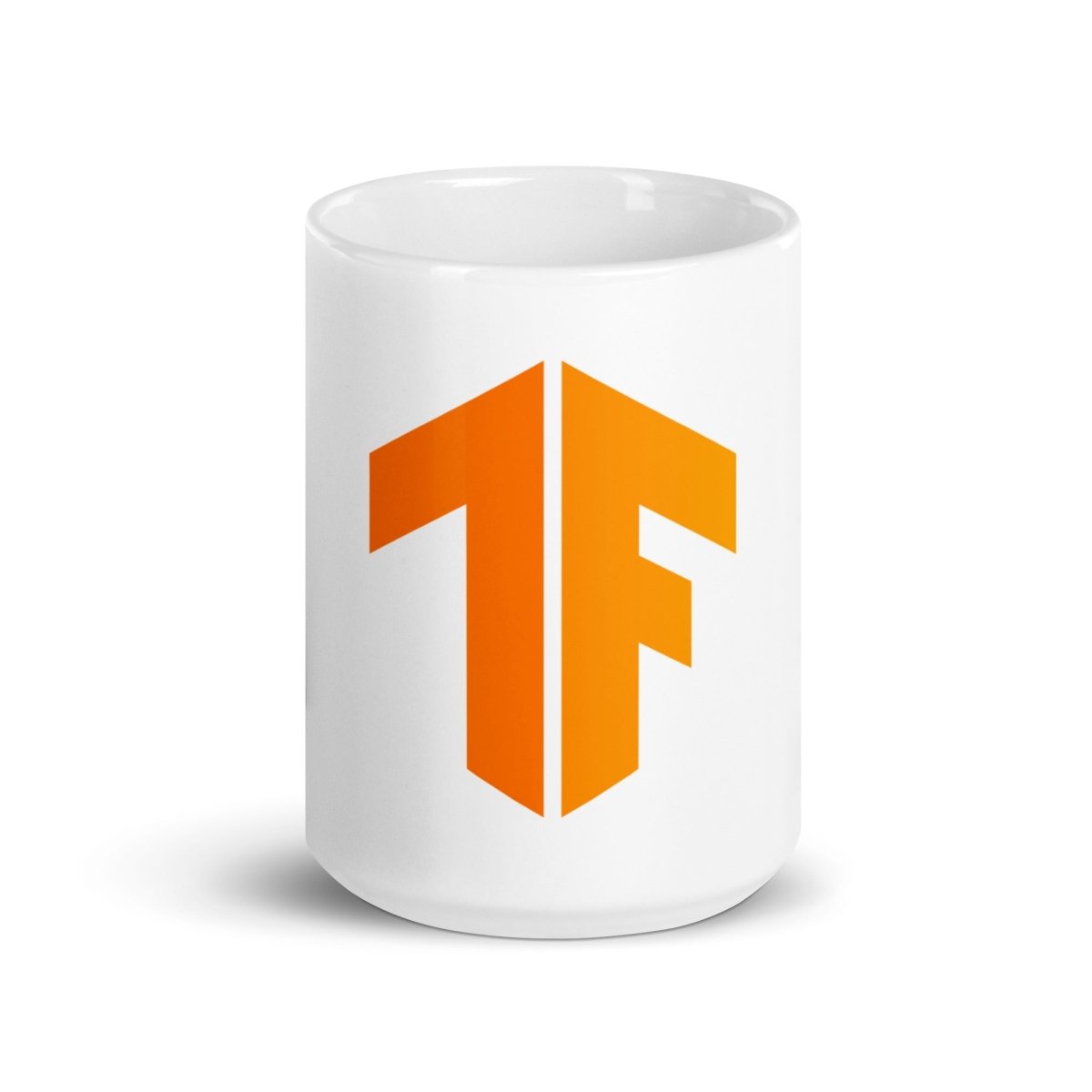 TensorFlow 2 Icon on White Glossy Mug - 15 oz - AI Store