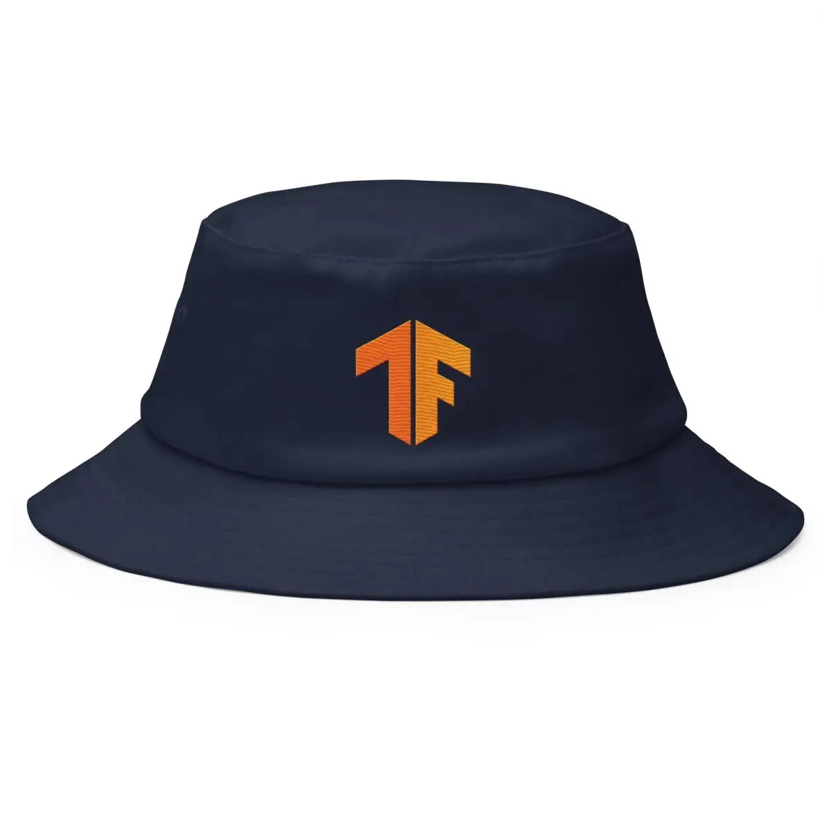 TensorFlow 2 Icon True-Color Embroidered Bucket Hat - Navy