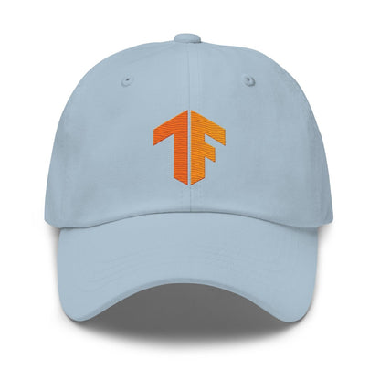 TensorFlow 2 Icon True - Color Embroidered Cap - Light Blue - AI Store