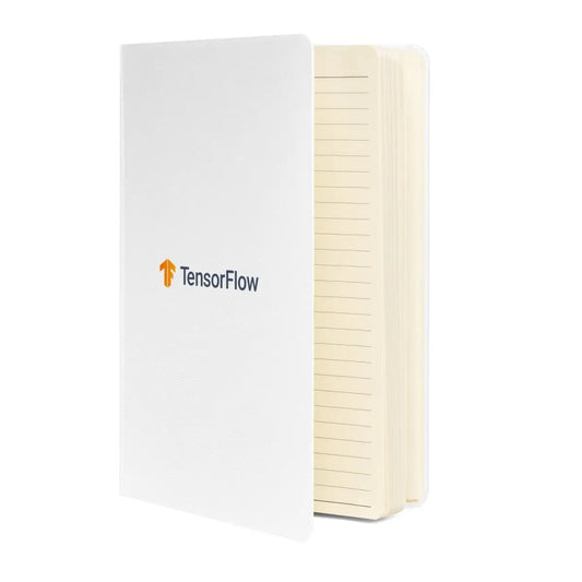 The Tensorflow 2 Logo Hardcover Bound Notebook.