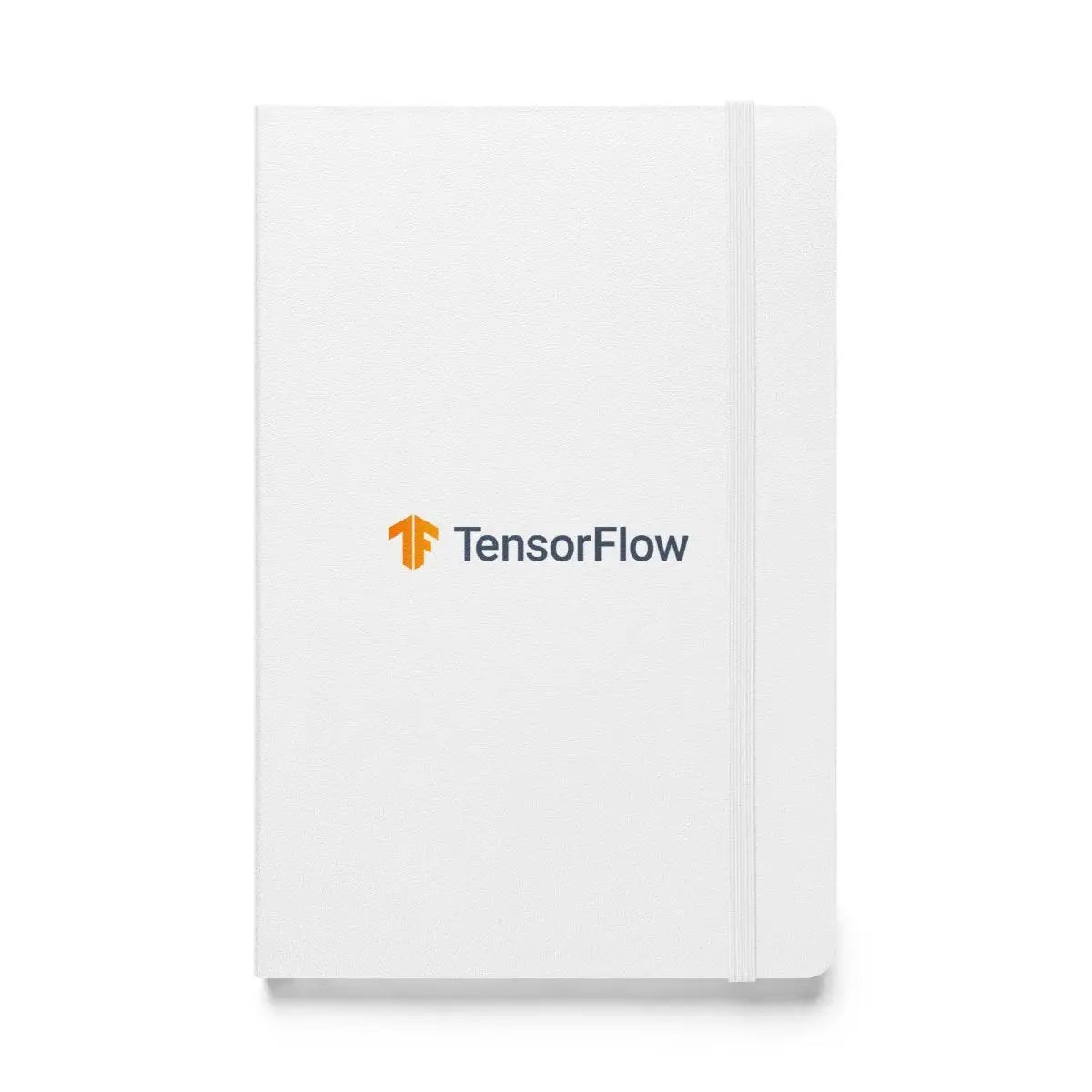 TensorFlow 2 Logo Hardcover Bound Notebook - White