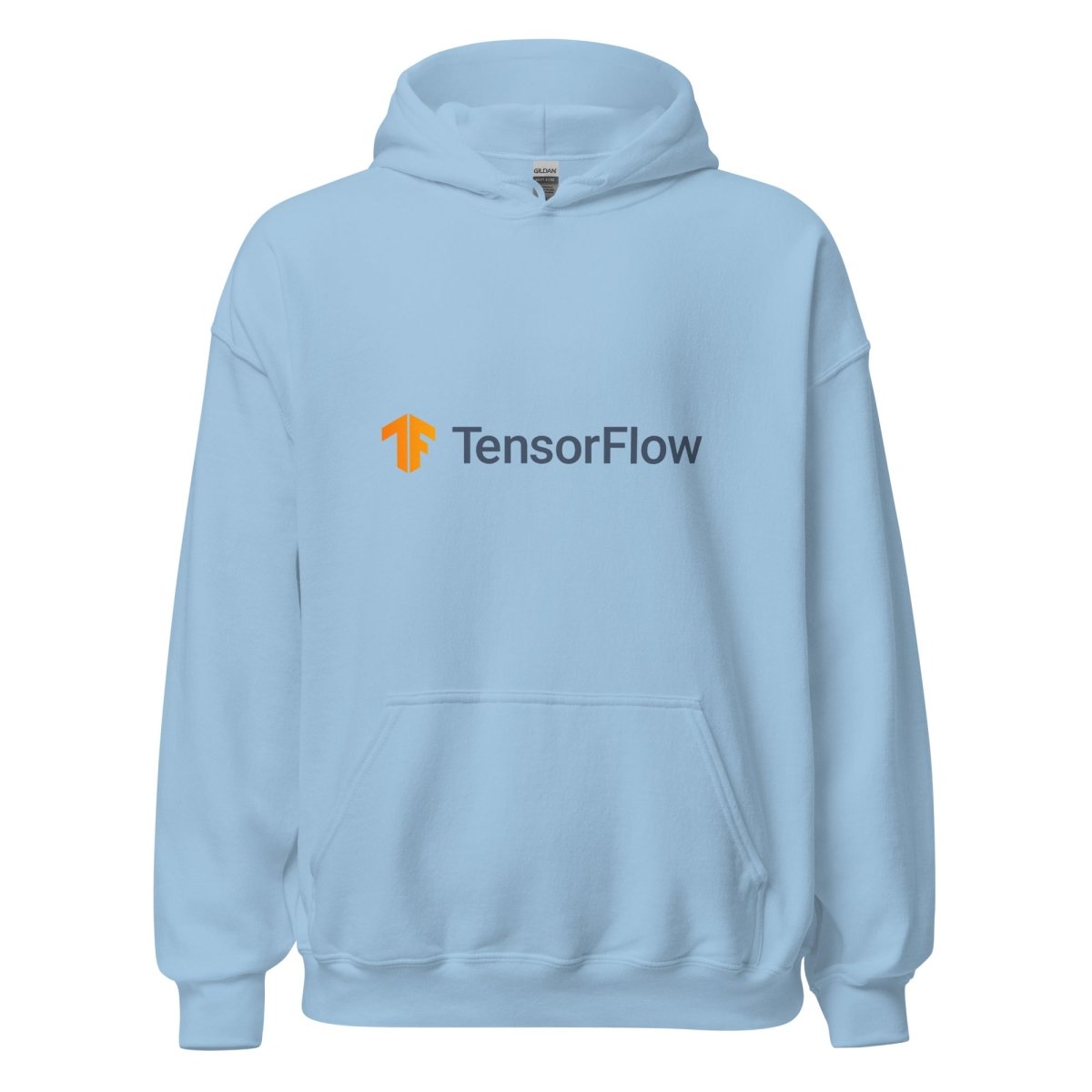 TensorFlow 2 Logo Hoodie (unisex) - Light Blue - AI Store