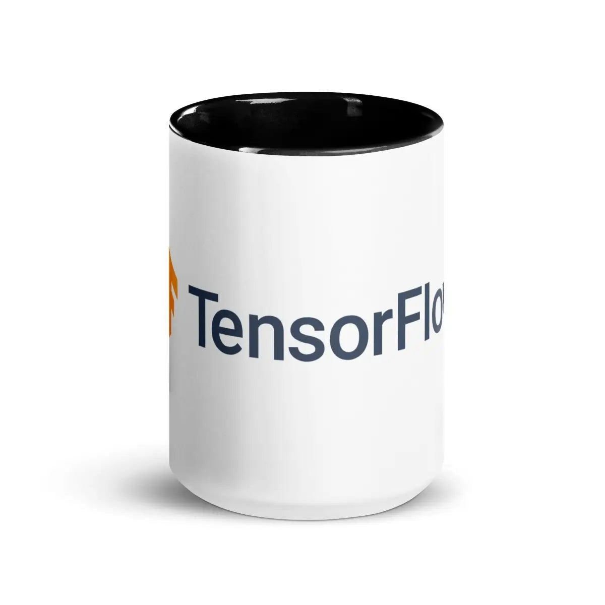 TensorFlow 2 Logo Mug with Color Inside - Black / 15 oz