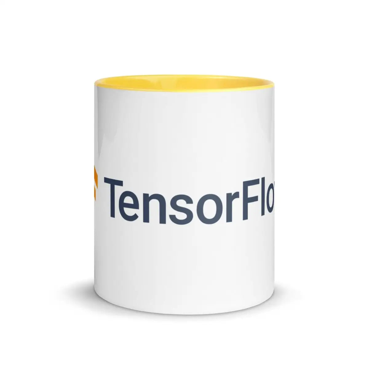 TensorFlow 2 Logo Mug with Color Inside - Yellow / 11 oz