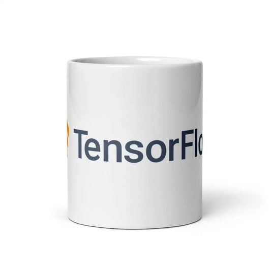 The Tensorflow 2 Logo White Glossy Mug 11 Oz.