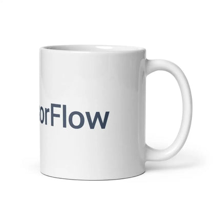 TensorFlow 2 Logo White Glossy Mug