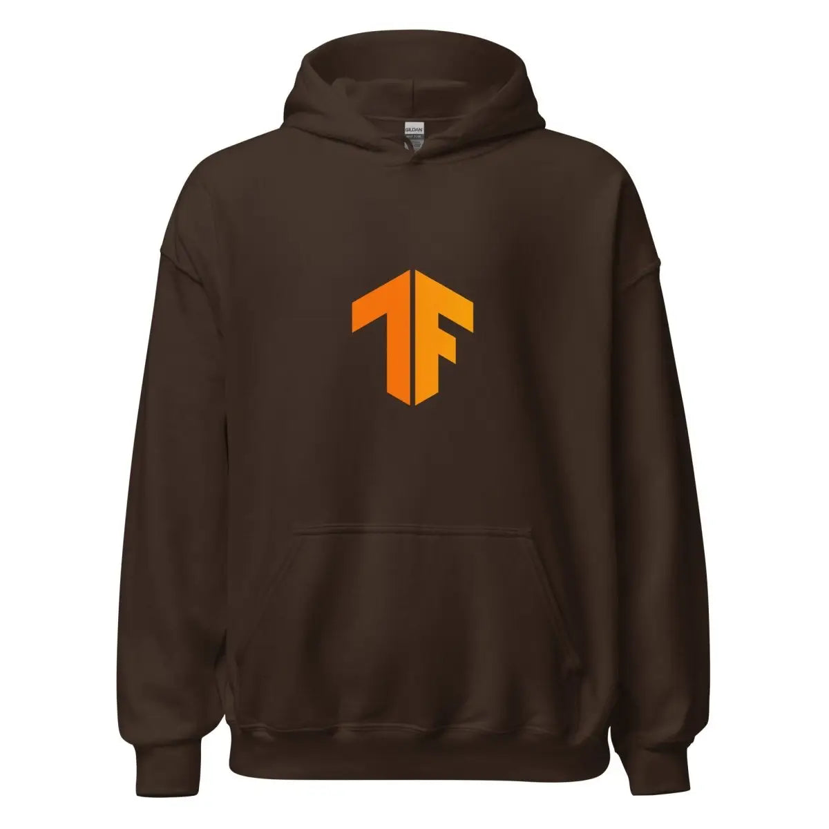 TensorFlow 2 Small Icon Hoodie (unisex) - Dark Chocolate / M