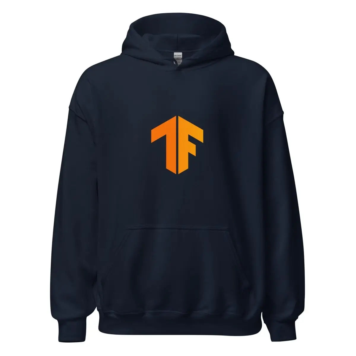 TensorFlow 2 Small Icon Hoodie (unisex) - Navy / M