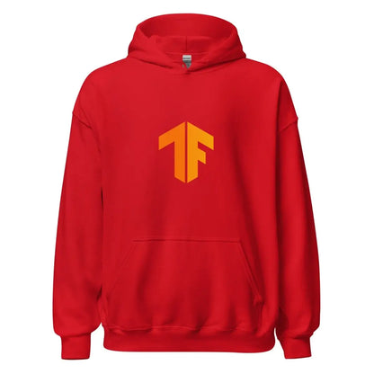 TensorFlow 2 Small Icon Hoodie (unisex) - Red / M