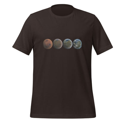 Terraforming Mars T-Shirt (unisex) - Brown - AI Store