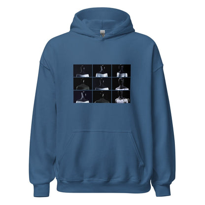 Tesla Bot (Optimus) Zoom Call Hoodie (unisex) - Indigo Blue - AI Store