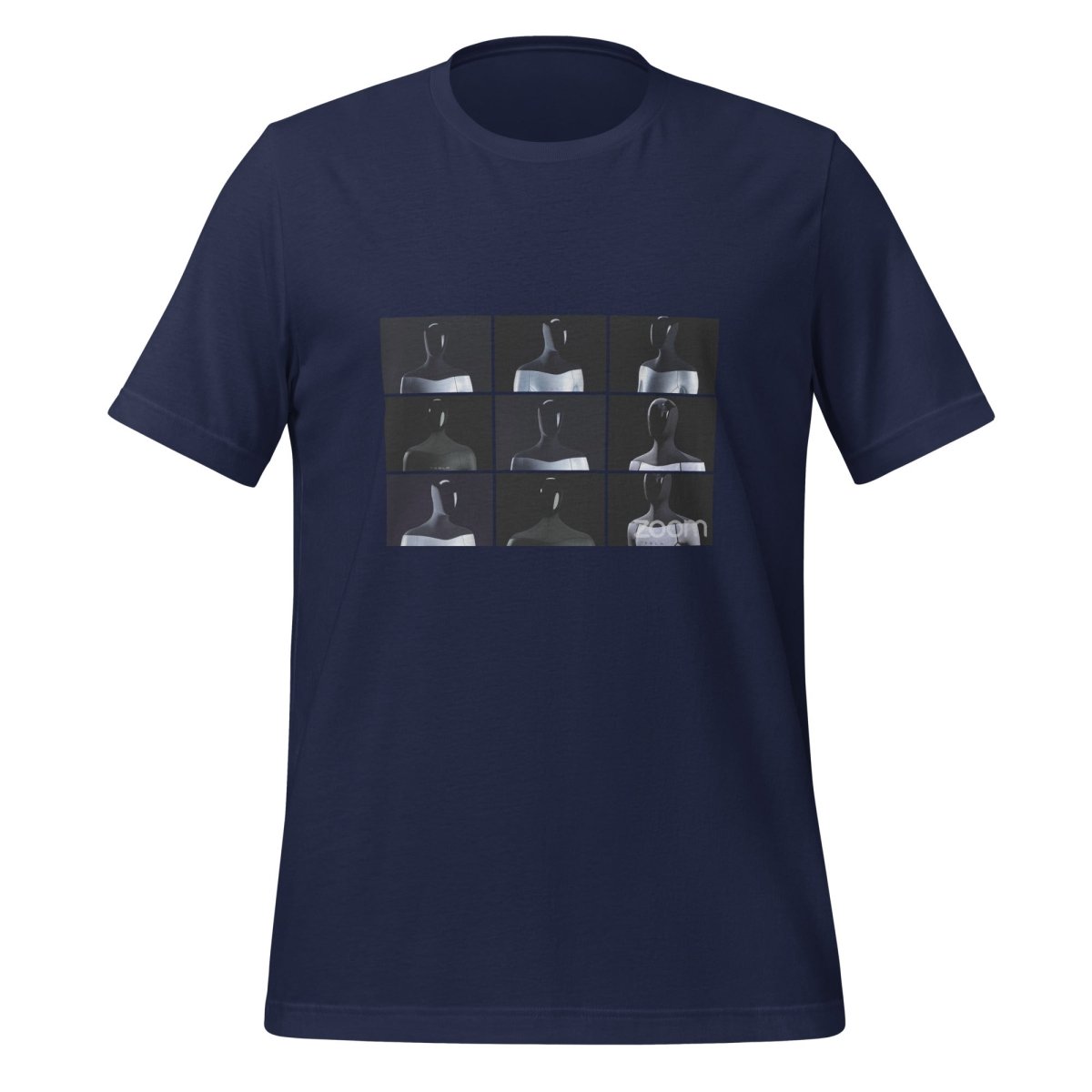 Tesla Bot (Optimus) Zoom Call T - Shirt (unisex) - Navy - AI Store