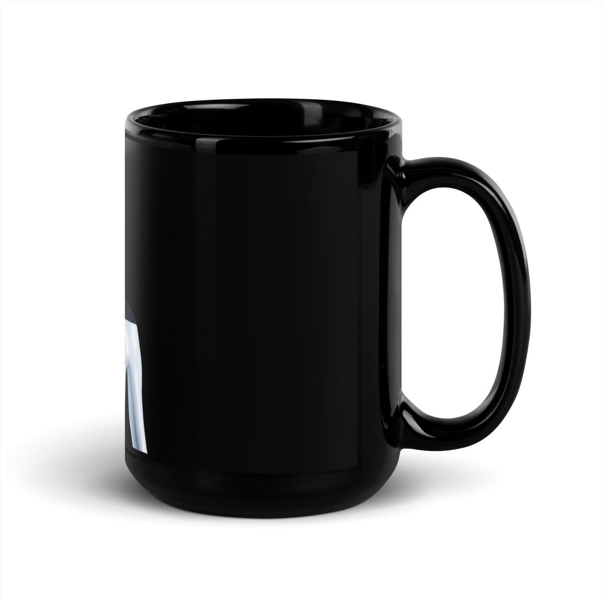 Tesla Optimus Black Glossy Mug - 15 oz - AI Store