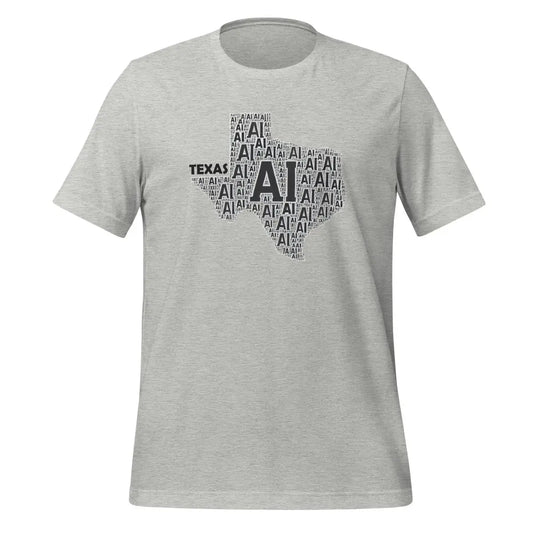 Texas AI T-Shirt (unisex) - Athletic Heather / M