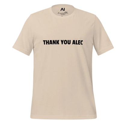 THANK YOU ALEC T-Shirt (unisex) - Soft Cream / M