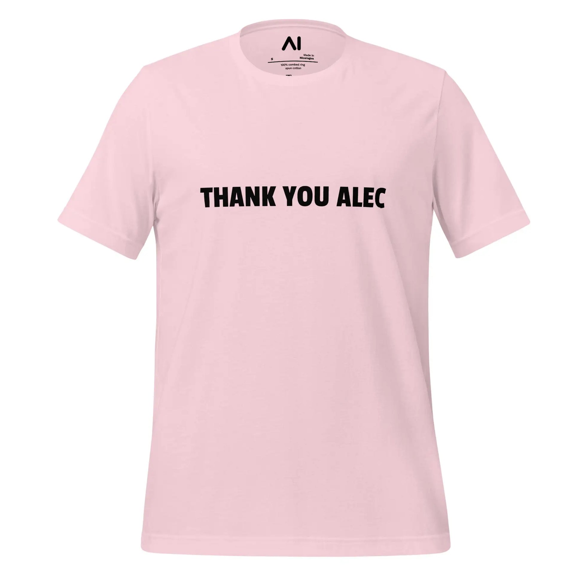 THANK YOU ALEC T-Shirt (unisex) - Soft Pink / M