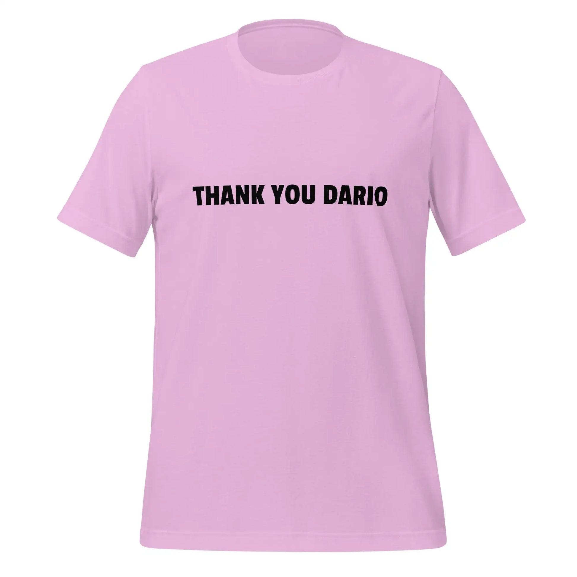 THANK YOU DARIO T-Shirt (unisex) - Lilac / M