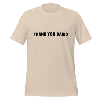 THANK YOU DARIO T-Shirt (unisex) - Soft Cream / M