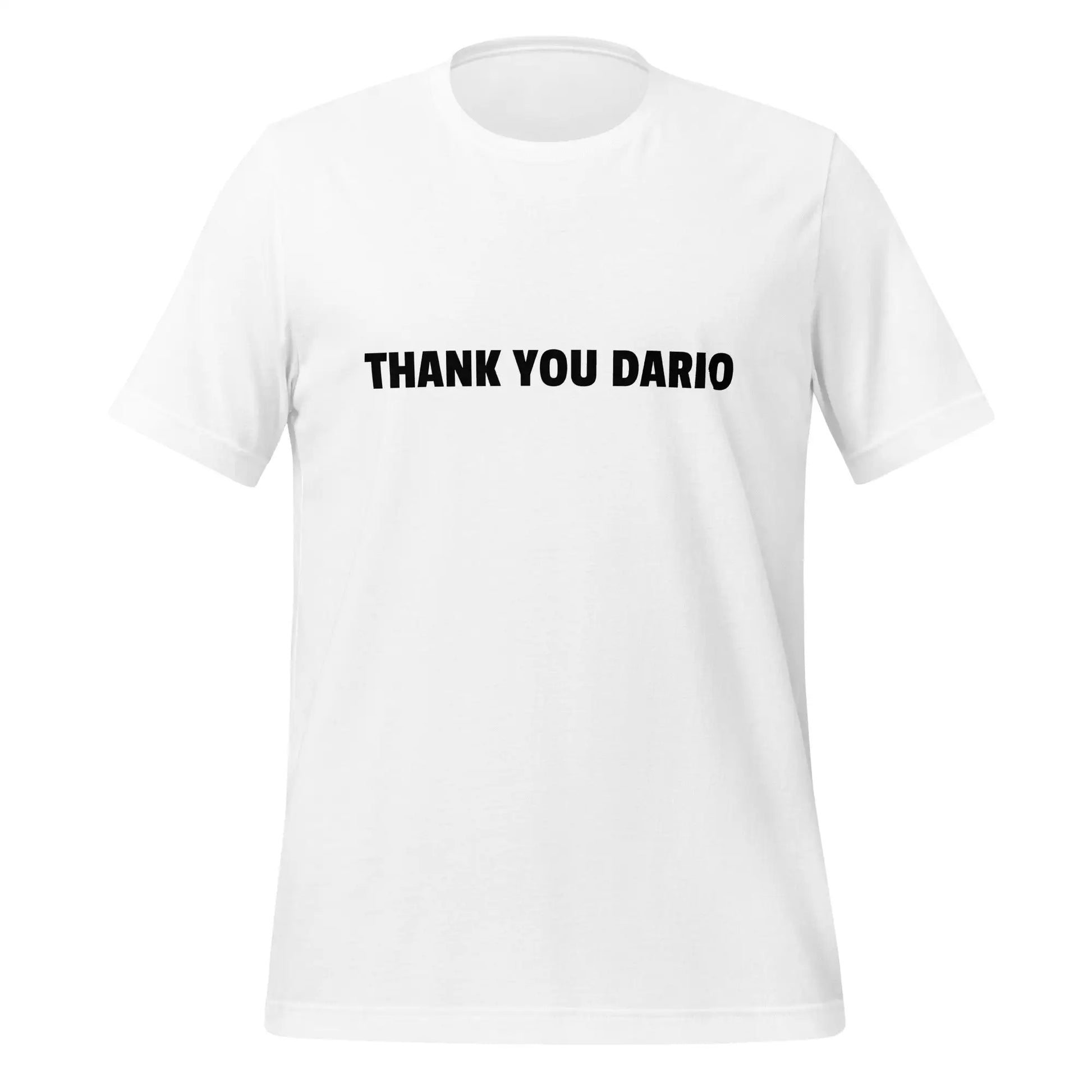 THANK YOU DARIO T-Shirt (unisex) - White / M