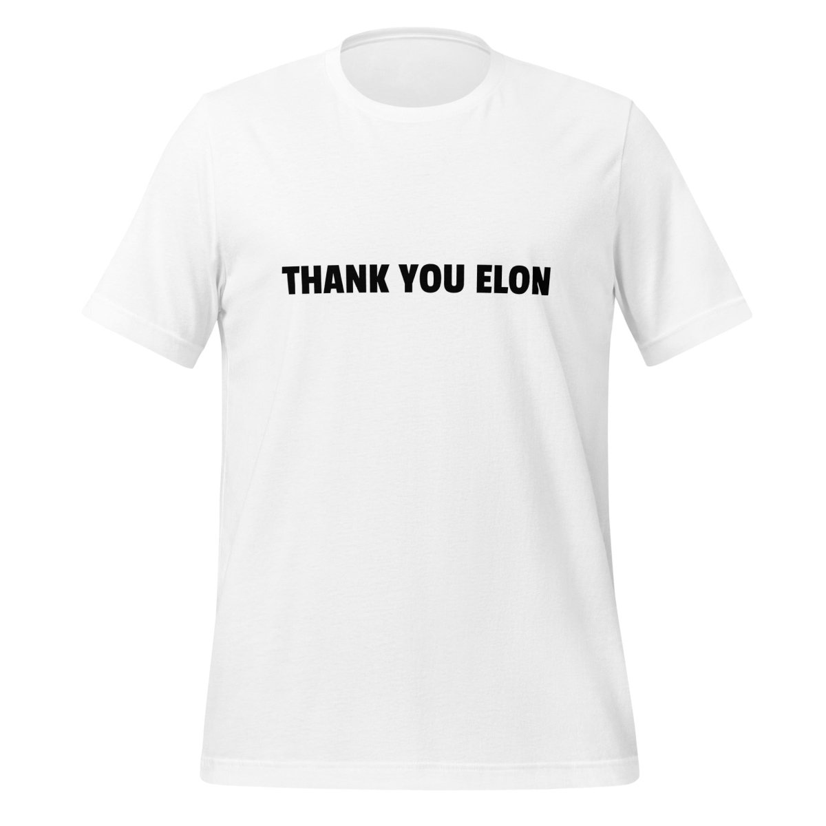 THANK YOU ELON T-Shirt (unisex) - White - AI Store