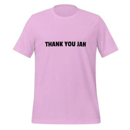 THANK YOU JAN T-Shirt (unisex) - Lilac / M