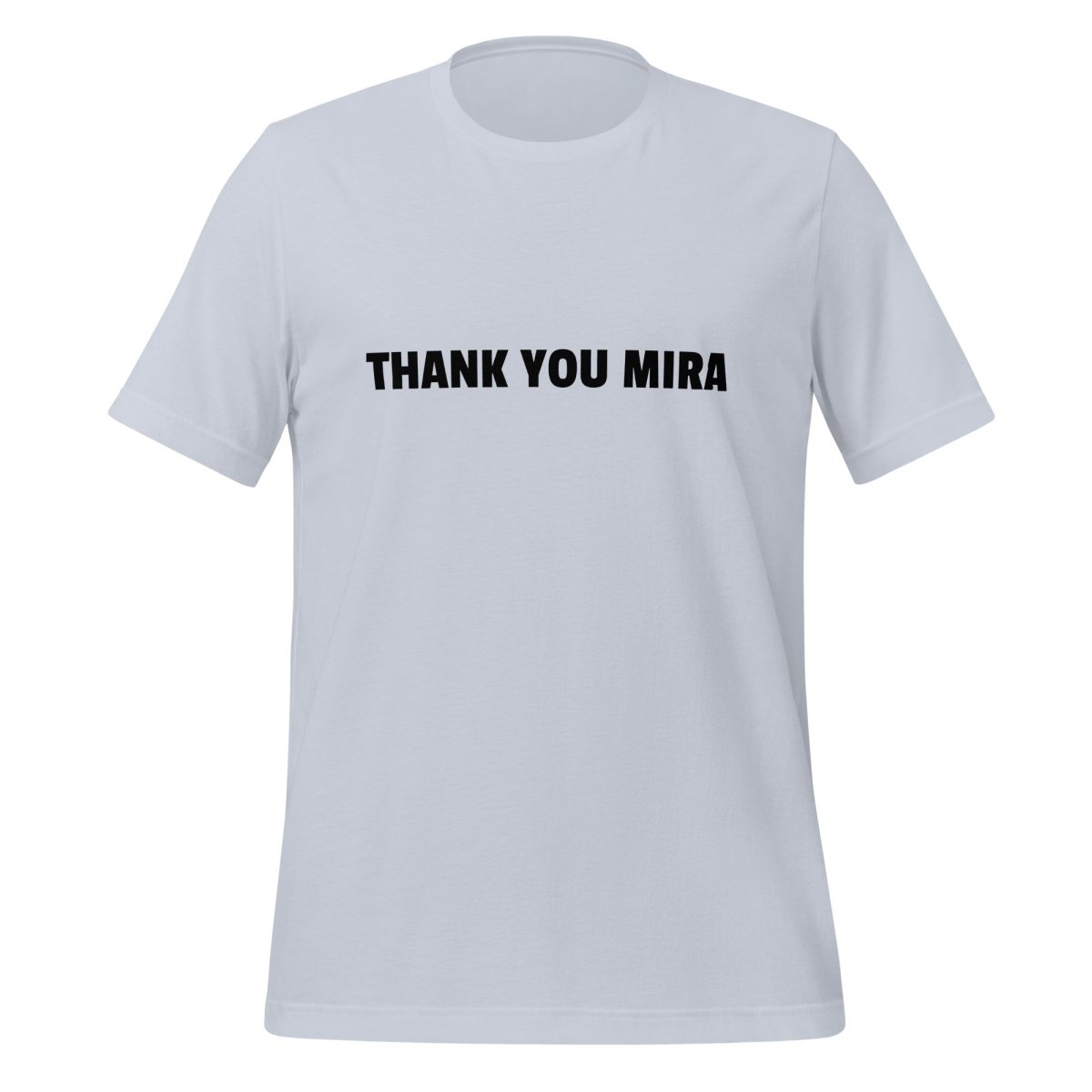 THANK YOU MIRA T-Shirt (unisex) - Light Blue - AI Store