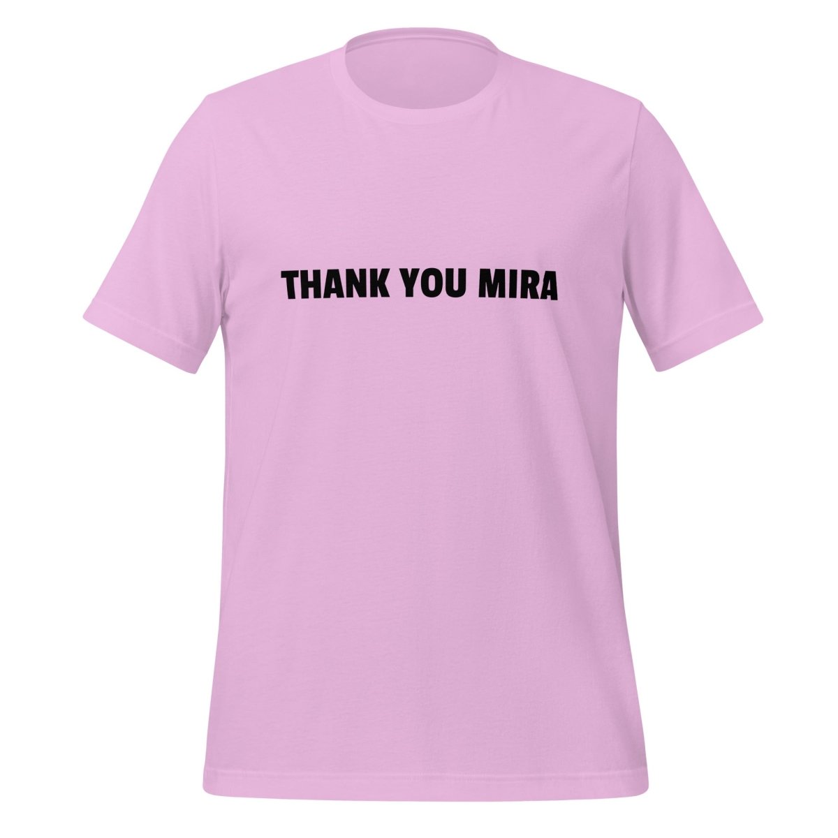 THANK YOU MIRA T-Shirt (unisex) - Lilac - AI Store