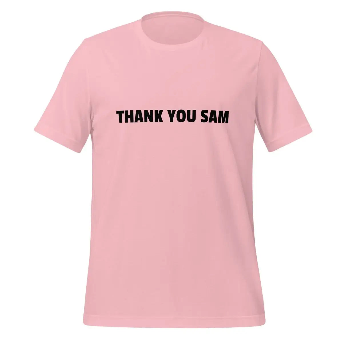 The Thank you Sam T-shirt (unisex) Pink / m.