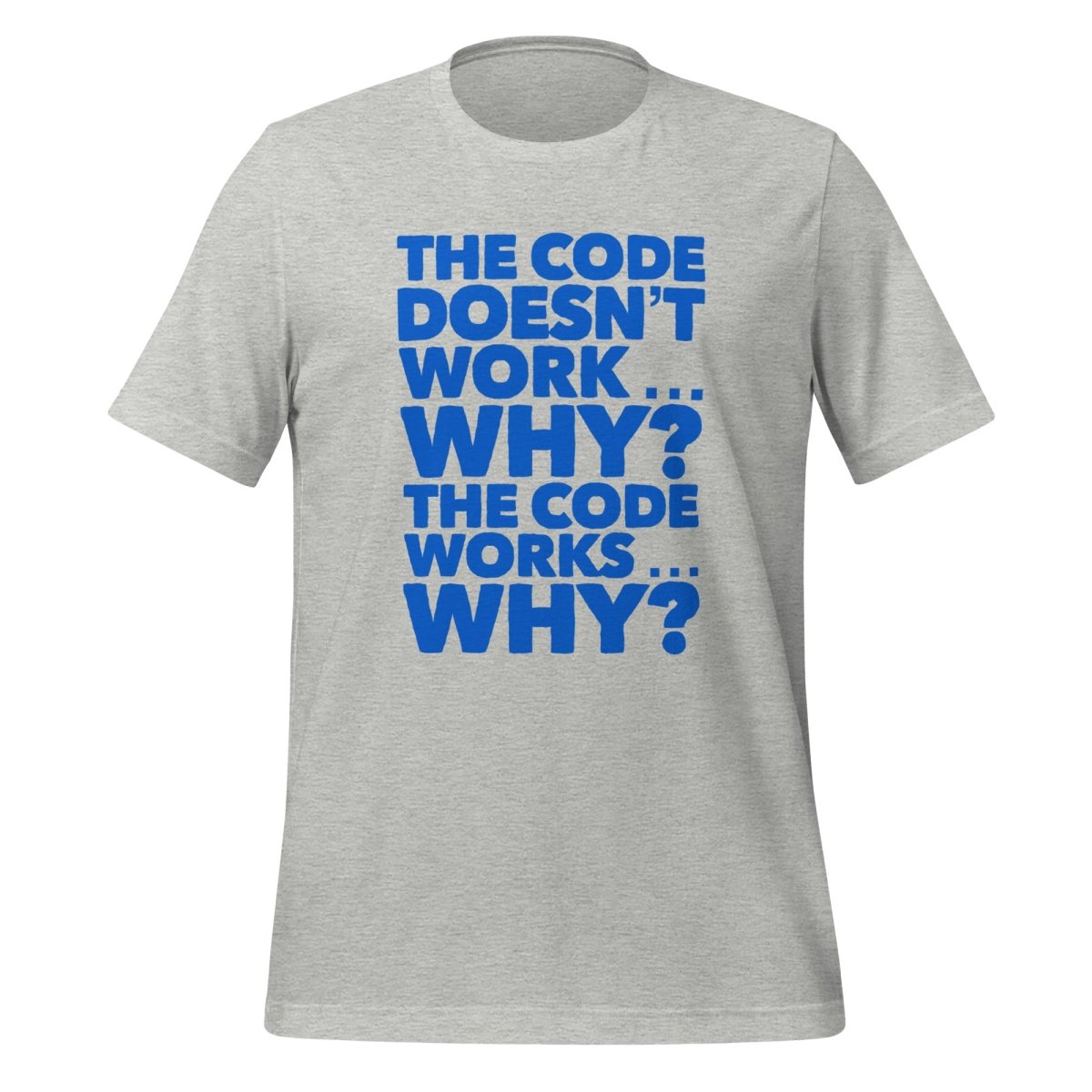 The code doesn't work, why? T - Shirt 2 (unisex) - Athletic Heather - AI Store