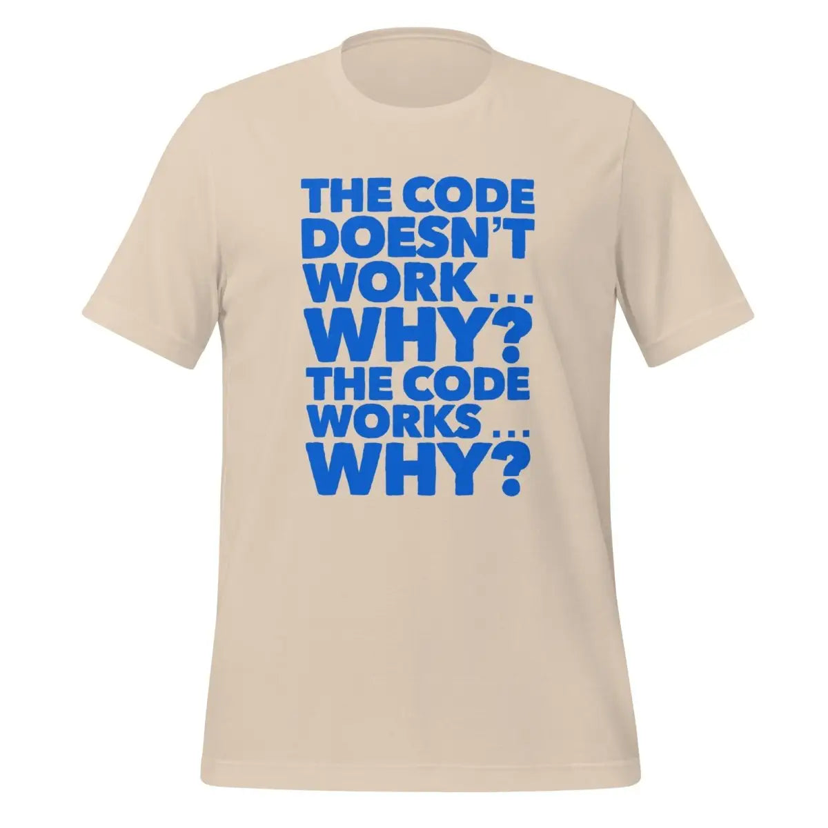 The code doesn’t work why? T-Shirt 2 (unisex) - Soft Cream / M