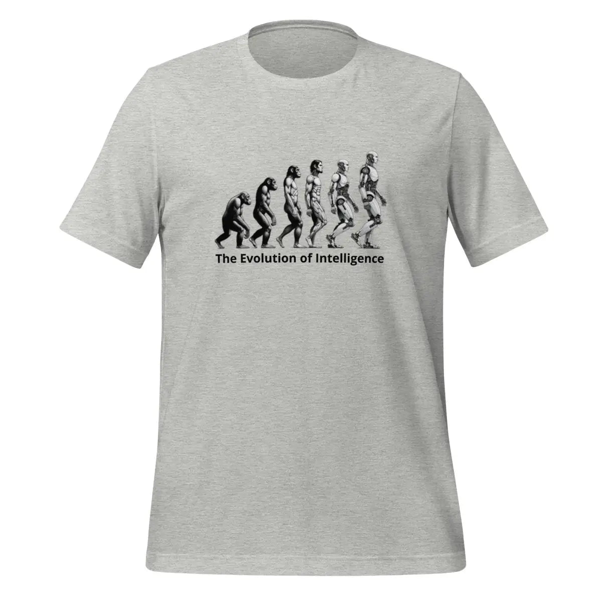 The Evolution of Intelligence T-Shirt (unisex) - Athletic Heather / M