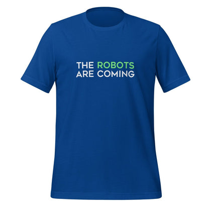 The Robots Are Coming (Green) T - Shirt 1 (unisex) - True Royal - AI Store