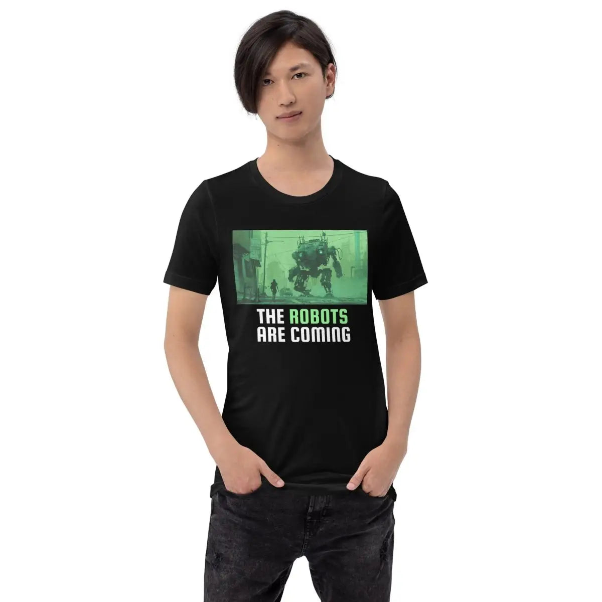 The Robots Are Coming (Green) T-Shirt 2.1 (unisex)