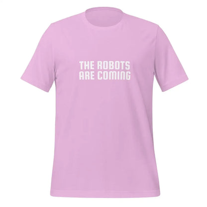 The Robots Are Coming T-Shirt 2 (unisex) - Lilac / M