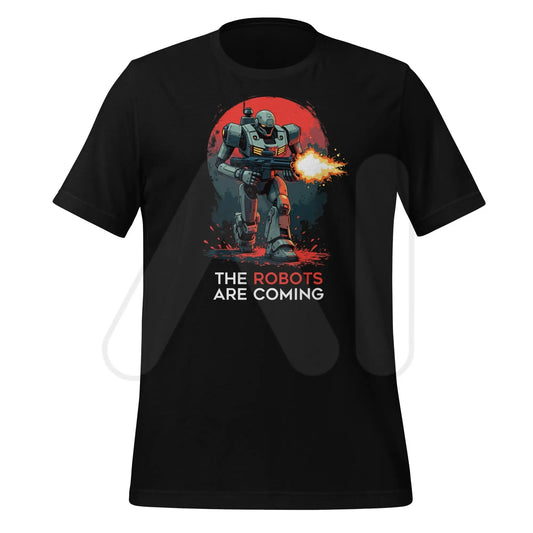 The the Robots are Coming with Guns T-shirt 1 (unisex) Black / m.