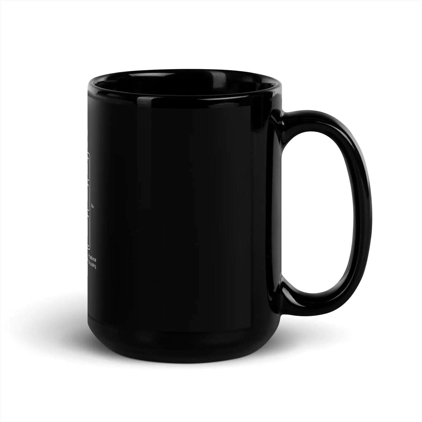 The Transformer Model Architecture on Black Glossy Mug